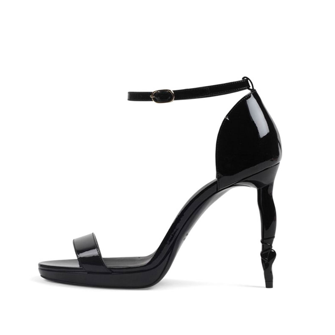 Special heels design ankle strap sandals women shoes YB3025