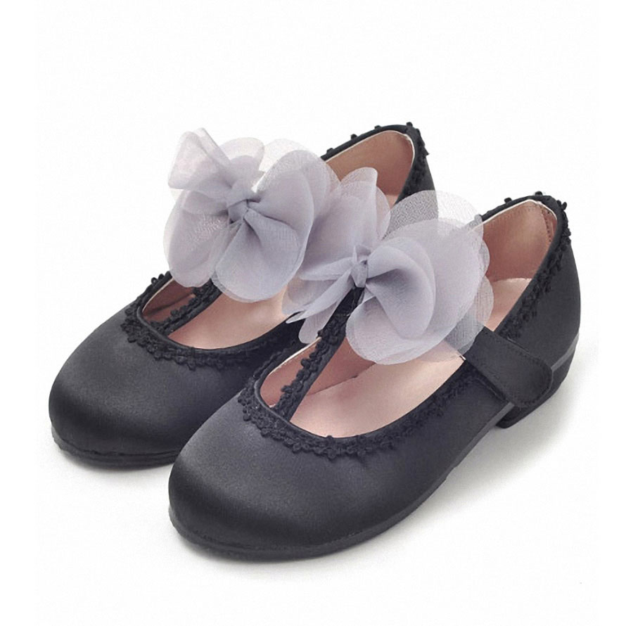 2018 Korean sweet bowknot girls dress heels kids baby shoes CS2081