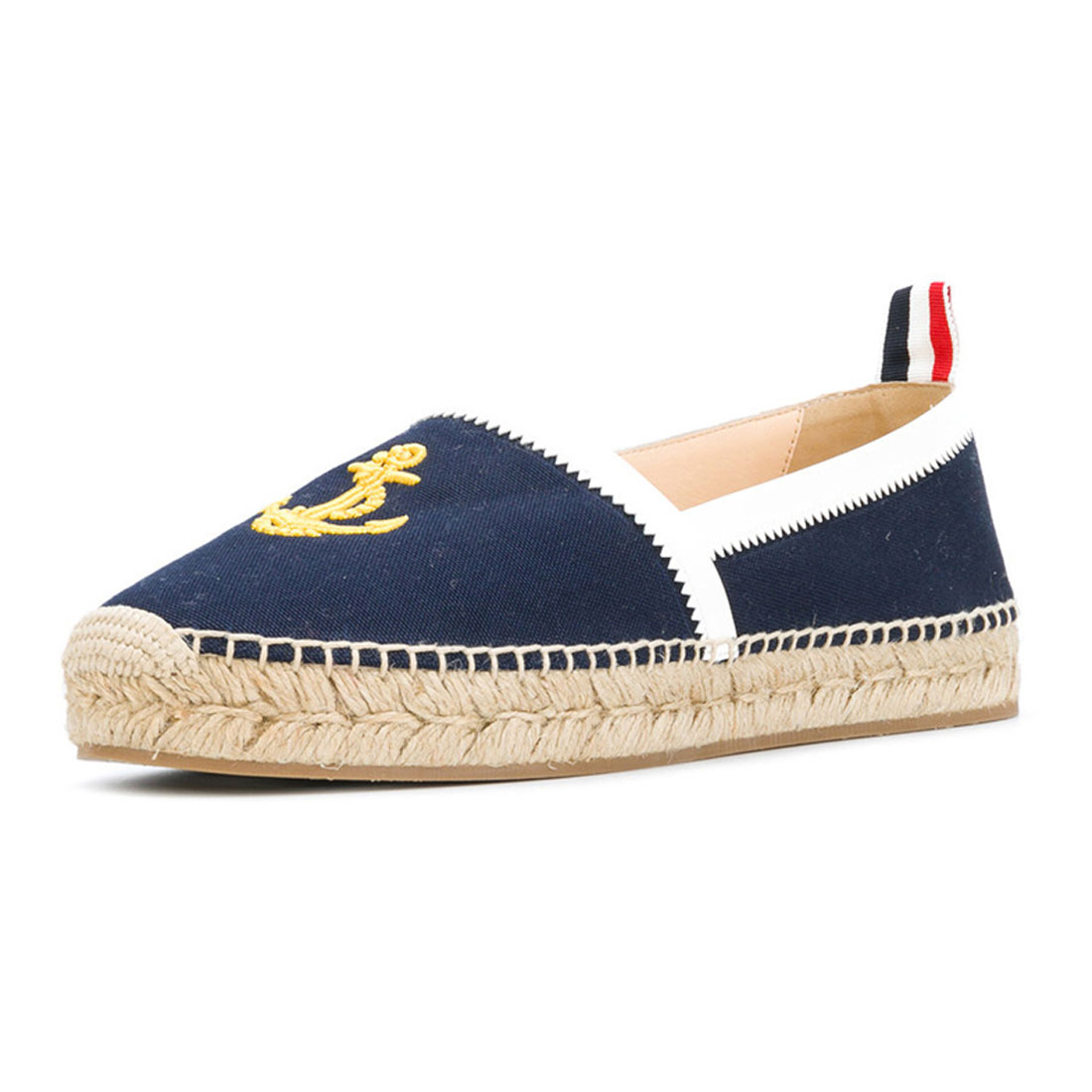 Newest Popular Flat Style Comfortable Wholesale Espadrilles Canvas Shoes FS9240