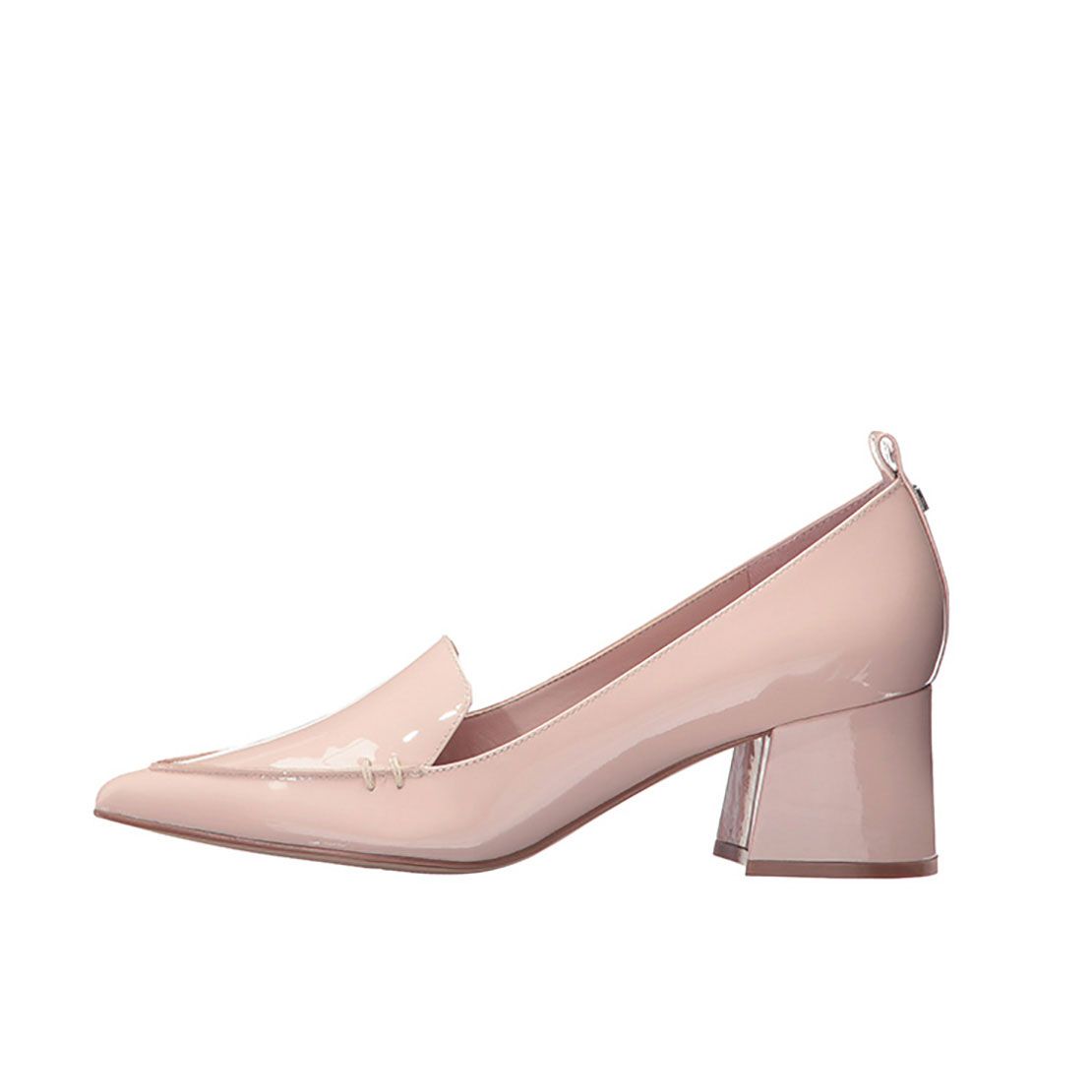 Patent leather elegant design pointed toe heel women dress shoes YB2040