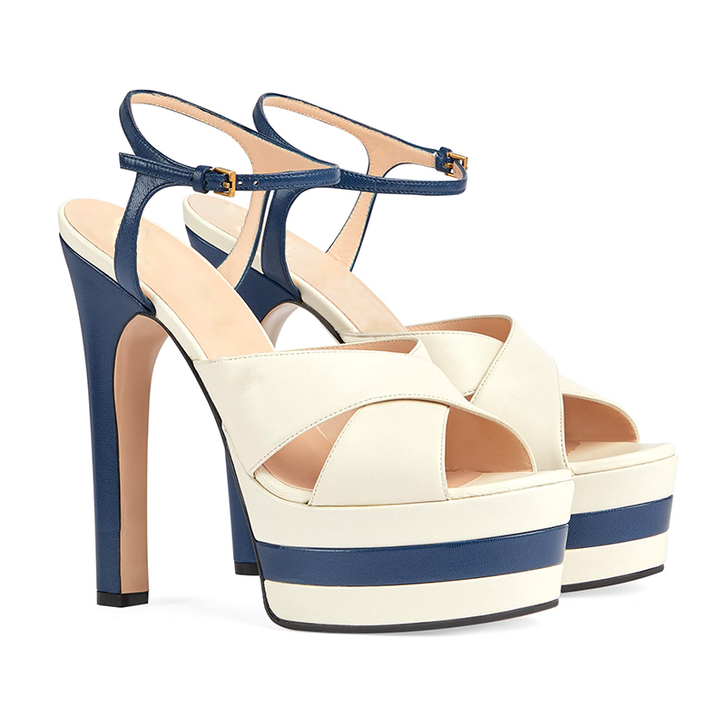 elegant luxury OEM ODM high heel platform strap open toe women sandals shoes