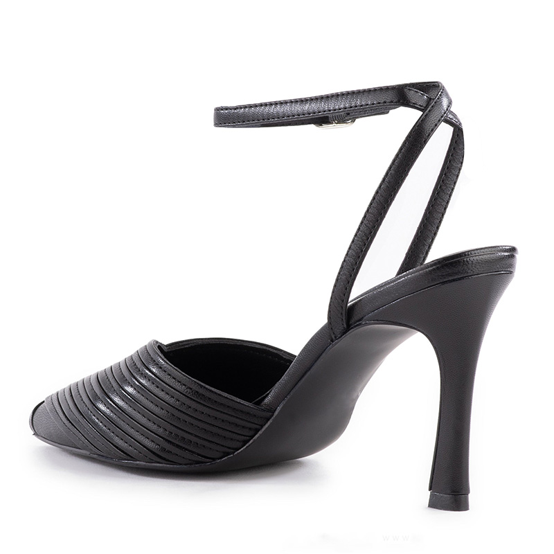 Fashion Pointed close toe ankle strap high heels sandals shoes